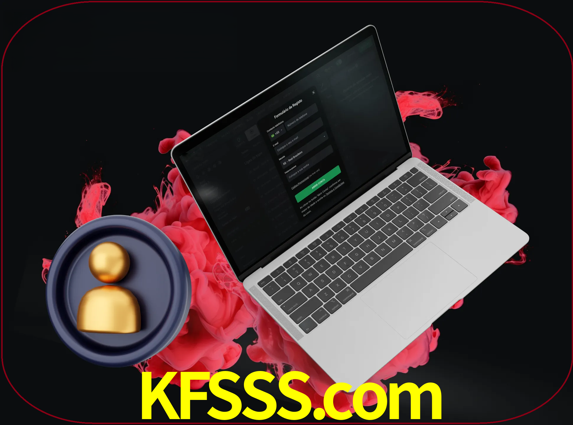 No cabeçalho do site kfsss, clique no botão que o levará a um formulário especial onde terá de introduzir as suas informações actuais.