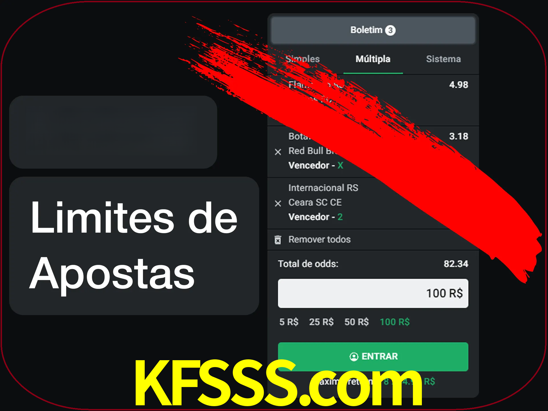 Não faça apostas loucas.